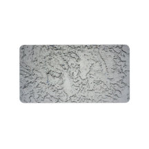 Stucco plaster wall background texture personalized address label