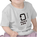 Stuck In A Loop on White t-shirts