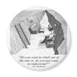 Stuck in a Rut Refrigerator Magnet
