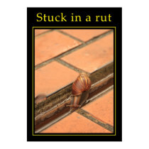 Stuck in a rut posters