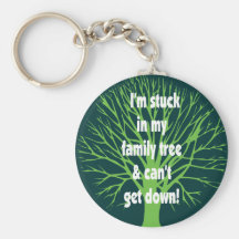 Stuck In My Family Tree Keychains