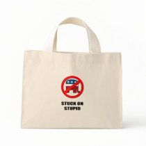 Stuck on Stupid Canvas Bags
