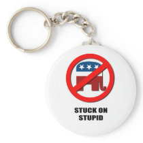 Stuck on Stupid Key Chain