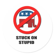Stuck on Stupid Sticker