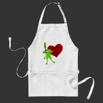 Stuck on You Valentine Apron aprons