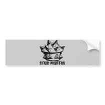 Stud Muffin bumper stickers by shopstew Stud Muffin bumper stickers