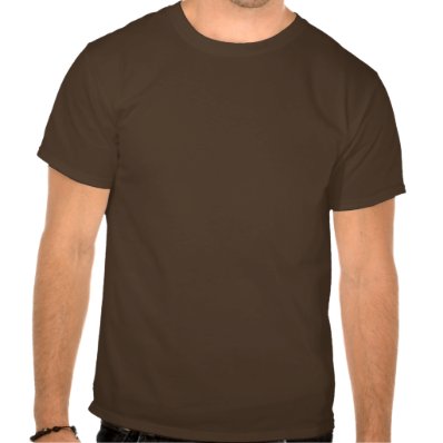 Stud Muffin, Chocolate Brown and White Funny Shirt