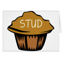 Stud Muffin Cute Card
