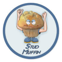 Stud Muffin stickers