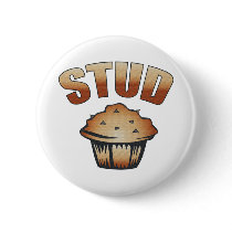 Stud Muffin Wash Design Button