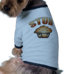 Stud Muffin Wash Design Doggie Tshirt