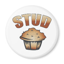 Stud Muffin Wash Design Refrigerator Magnet
