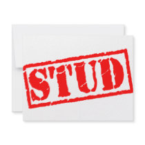 Stud Stamp invitations