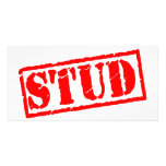 Stud Stamp Photo Card