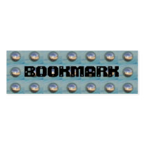 Studded Silver Spheres BOOKMARK business cards by JuJuGardens Studded Silver Spheres BOOKMARK business cards