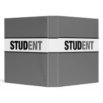 Student 3 Ring Binders