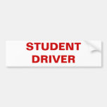 STUDENT DRIVER BUMPER STICKER