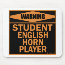 Student English Horn Player mousepads