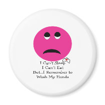 Student Nurse BIG PINK SMILEY Gfits--Adorable magnets by gailg1957 Student Nurse BIG PINK SMILEY Gfits--Adorable magnets