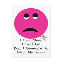 Student Nurse BIG PINK SMILEY Gfits--Adorable postcards by gailg1957 Student Nurse BIG PINK SMILEY Gfits--Adorable postcards