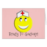 Student Nurse Big Yellow Smiley "Graduate!" Card