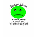 student nurse cant sleep eat remember wash hands L t-shirts