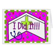 Student Nurse Graduation Invitations cards