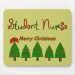 Student Nurse Merry Christmas Gifts Mouse Pad