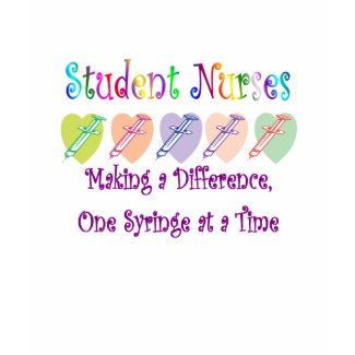 Student NURSE One Syringe at a time shirt