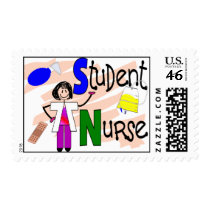 Student Nurse Postage Stamp by gailg1957 Student Nurse Postage Stamp
