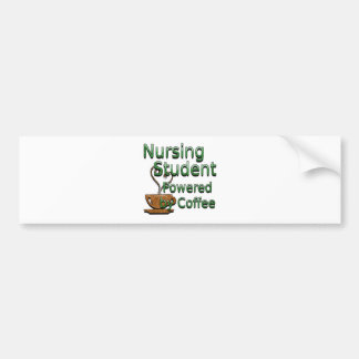 Student Nurse Powered by Coffee Bumper Stickers