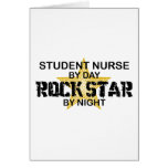 Student Nurse Rock Star by Night Card