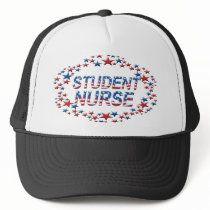 STUDENT NURSE - USA PATRIOTIC STARS hats by NurseStore STUDENT NURSE - USA PATRIOTIC STARS hats