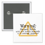Student Nurse Warning Buttons