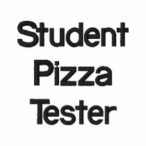 Student Pizza Tester embroidered shirts by DavidYantis Student Pizza Tester embroidered shirts
