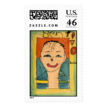 Student Self Portrait Art #202-9 Stamps