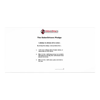 Student SoberDrivers Pledge Poster print
