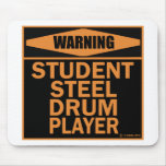 Student Steel Drum Player Mousepads