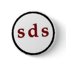 students for a democratic society button by 30lines students for a democratic society button