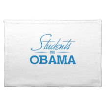 STUDENTS FOR OBAMA -.png Place Mat