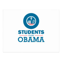 Students for Obama Post Card