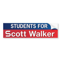 Students for Scott Walker Bumper Stickers
