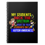 Students Rock The Spectrum Autism Spiral Note Books
