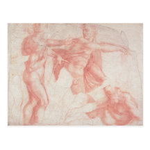 Studies of Male Nudes Postcard