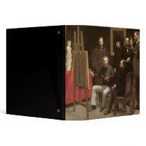 Studio at Batignolles, 1870 3 Ring Binder