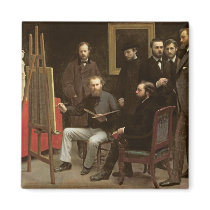 Studio at Batignolles, 1870 Refrigerator Magnet
