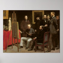 Studio at Batignolles, 1870 Print