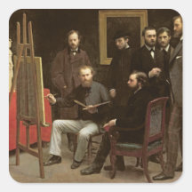 Studio at Batignolles, 1870 Stickers