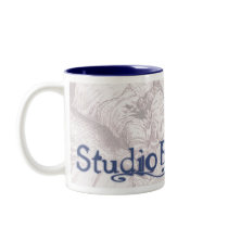 Studio Bowes Art: Steampunk Radio mug