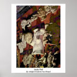 Studio Wall By Adolph Friedrich Von Menzel Poster